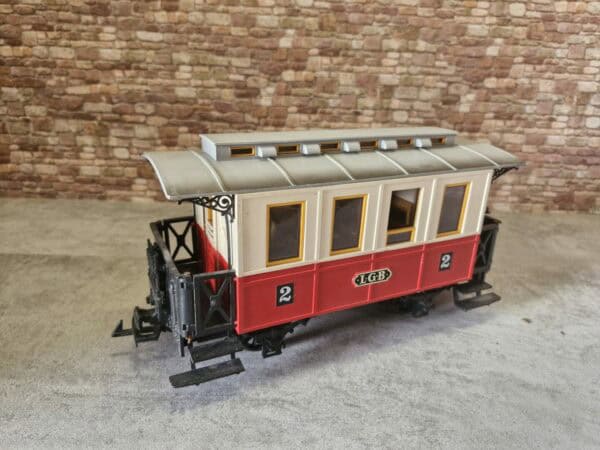 LGB Personenwagen 2.Klasse Rot/Beige – Bild 4