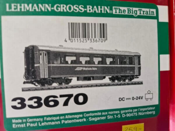 LGB 33670 RhB 2. Klasse Rot – Bild 4