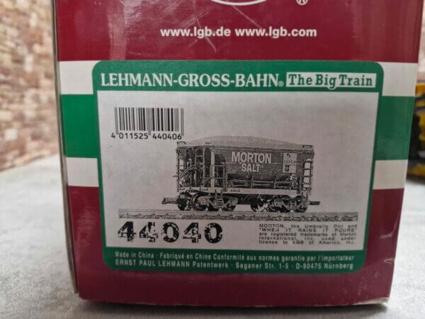 LGB 44040 Ore Car "Morton Salt" – Bild 3